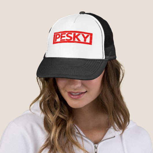 Casquette Timbre de Pesky (En situation)