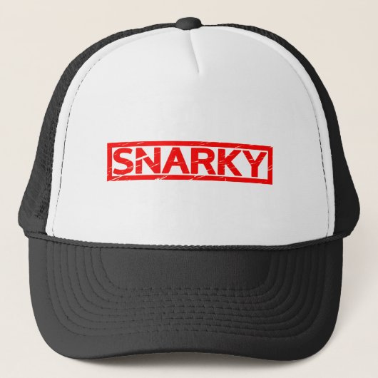 Casquette Timbre de Snarky (Devant)