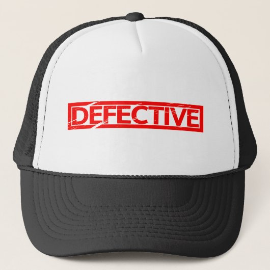 Casquette Timbre défectueux (Devant)