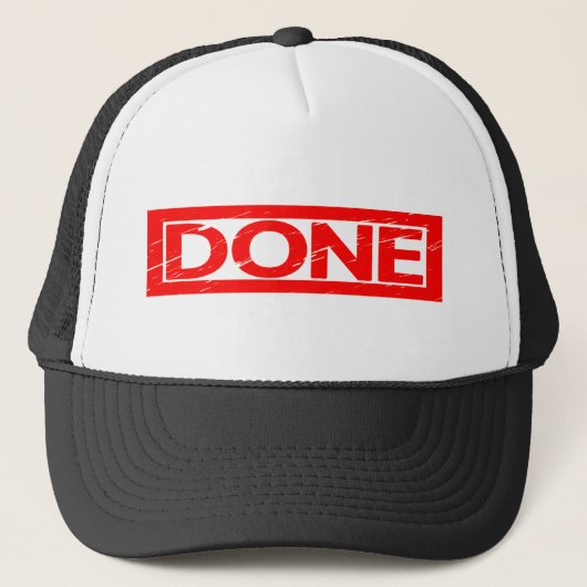 Casquette Timbre effectué (Devant)