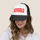 Casquette Timbre Grrrl (En situation)