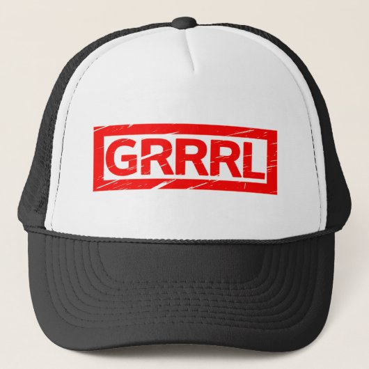 Casquette Timbre Grrrl (Devant)