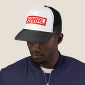 Casquette Timbre Grrrl (En situation)
