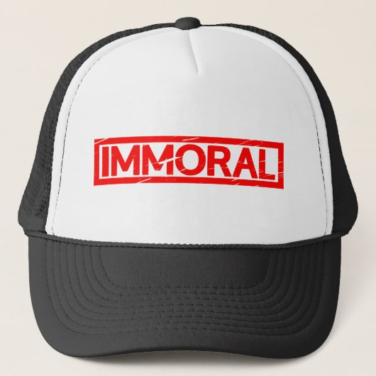 Casquette Timbre immoral (Devant)