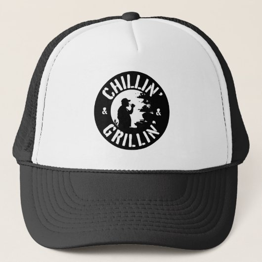 Casquette Timbre noir de Chillin et Grillin (Devant)