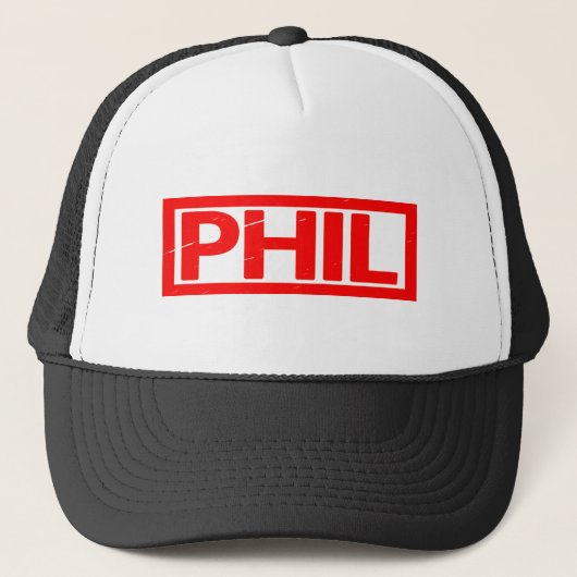 Casquette Timbre Phil (Devant)