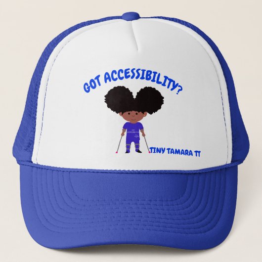 Casquette Tiny Tamara A Accessibilité Trucker Hat (Devant)