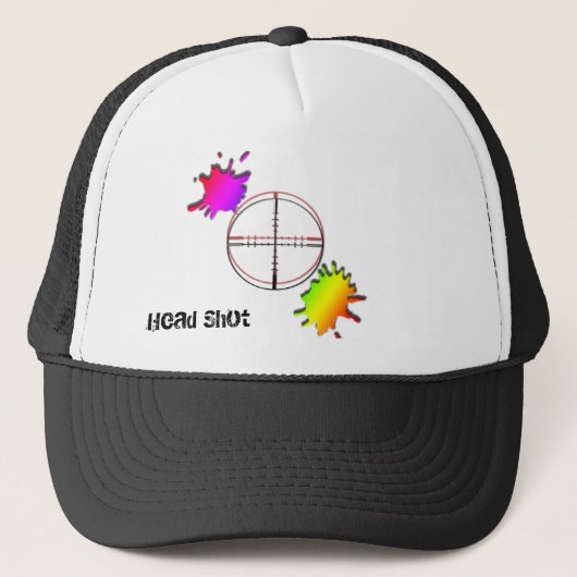 Casquette tir principal de paintball (Devant)