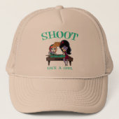 Casquette Tirer Comme Une Fille (Devant)