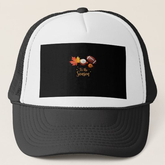 Casquette Tis The Season Halloween Retro Design (Devant)