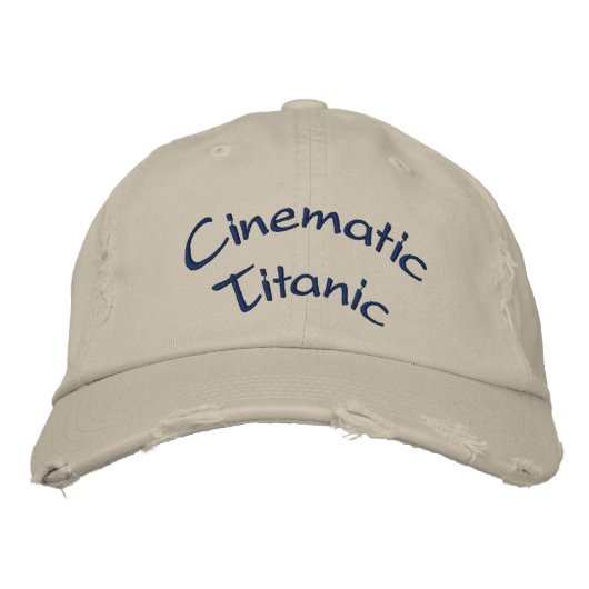 Casquette Titanic cinématique (Devant)