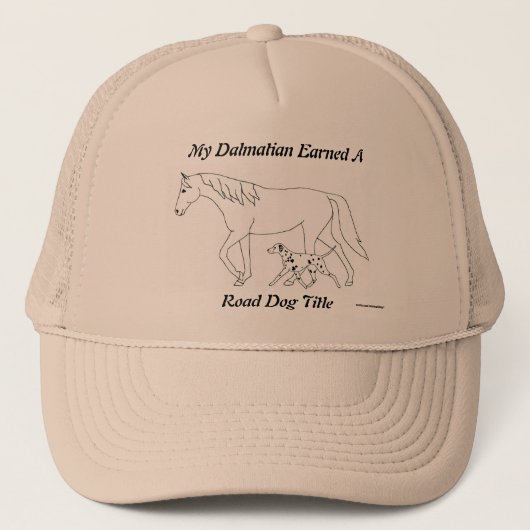 Casquette Titre du chien de route (Devant)