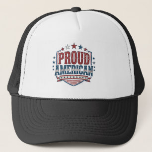 Casquette Titre : Étoiles patriotiques américaines fières Te