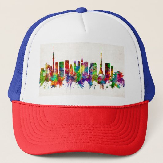 Casquette Tokyo Japan Skyline (Devant)
