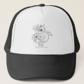 Casquette Tom Et Jerry | Tom Et Jerry Rient (Devant)