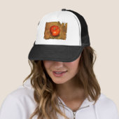 Casquette Tomate (En situation)