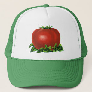 Casquette Tomate rouge vintage, légumes et fruits