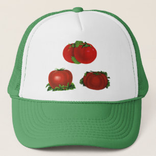 Casquette Tomates rouges mûres vintage Nourriture, Fruits, L