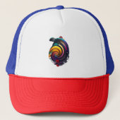 Casquette Tortue arc-en-ciel (Devant)