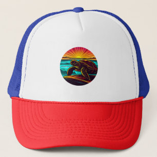 Casquette Tortue au coucher du soleil, Inspirer la conceptio