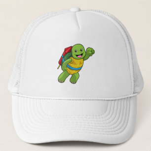 Casquette Tortue au volant avec fusée