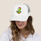 Casquette Tortue avec water-polo (En situation)