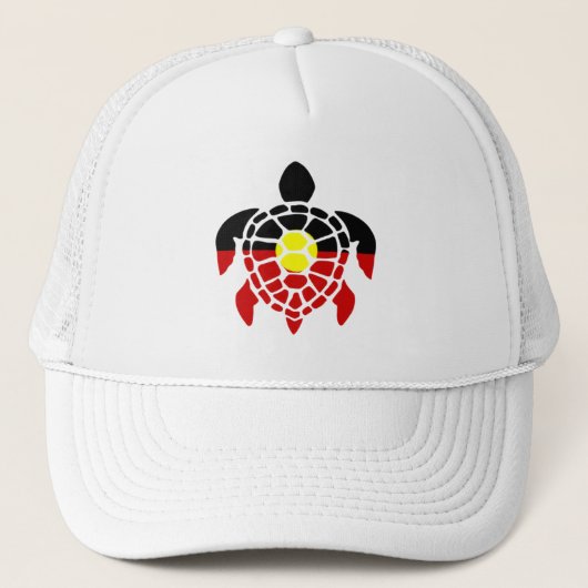 Casquette Tortue de mer aborigène australien (Devant)