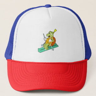 Casquette Tortue en ski avec ski
