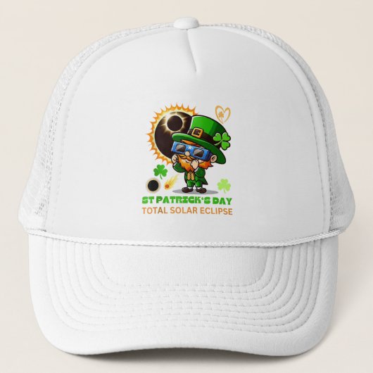 Casquette Total Solaire Eclipse Jour de la Saint Patrick Don (Devant)