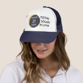 Casquette Total Solar Eclipse personnalisable unique en son (En situation)