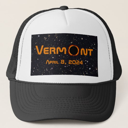 Casquette Totalement Vermont 2024 Solar Eclipse (Devant)
