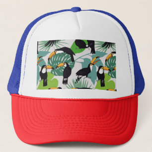 Casquette Toucan Bird : Palm Feuille Motif