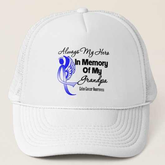 Casquette Toujours Mon Héros En Mémoire Grand-Père - Colon C (Devant)