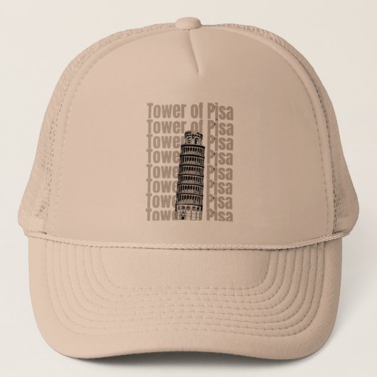 Casquette Tour de Pise (Devant)