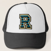 Casquette Tournage par bandes sur la lettre classique "R" (Devant)