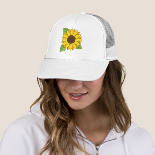 Casquette Tournesol (En situation)