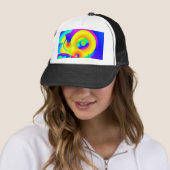 Casquette Tournesols abstraits (En situation)