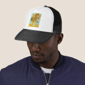 Casquette Tournesols de Vincent van Gogh (En situation)