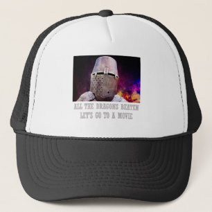 Casquette Tous les dragons battus allons voir un film
