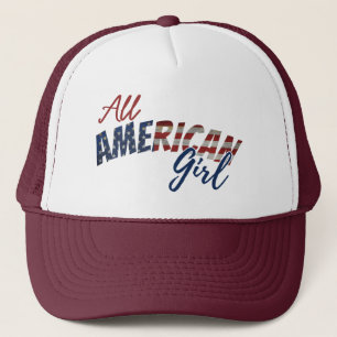 CASQUETTE TOUS LES FILLES AMÉRICAINES TRUCKER HAT