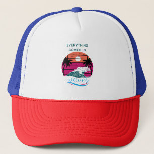Casquette Tout arrive par vagues