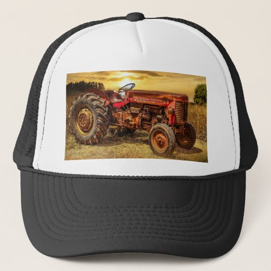 Casquette Traceur de la ferme rouge (Devant)