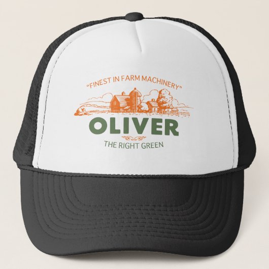 Casquette Tracteur de ferme Oliver (Devant)