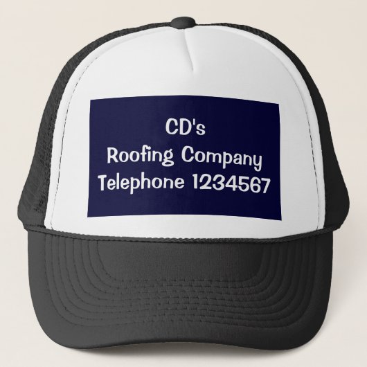 CASQUETTE TRADES, TOIT (Devant)