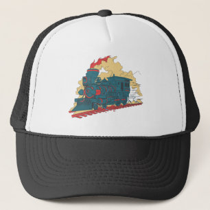 Casquette Train à vapeur rétro - Amateur de transport vintag