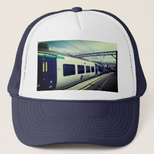 Casquette Train bleu et blanc