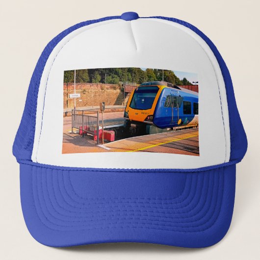 Casquette Train bleu et jaune, Sheffield (Devant)