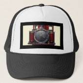 Casquette Train Bleu Et Rouge (Devant)