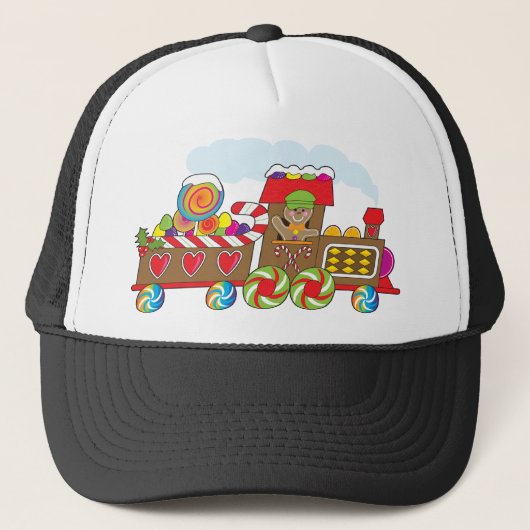 Casquette Train de pain d'épice (Devant)