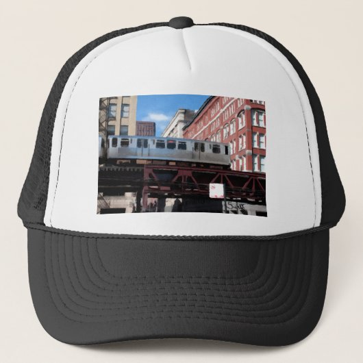 Casquette Train élévateur de Chicago (Devant)
